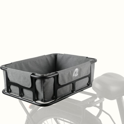 EverythingBin Rear Rack EBike Basket and Basket Liner