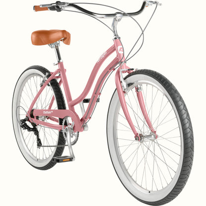 Chatham Plus Aluminum Beach Cruiser Bike - Step Through 7 Speed