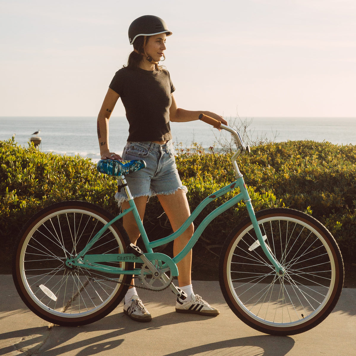 Grateful Dead Chatham Beach Cruiser Bike - Step Through Single Speed