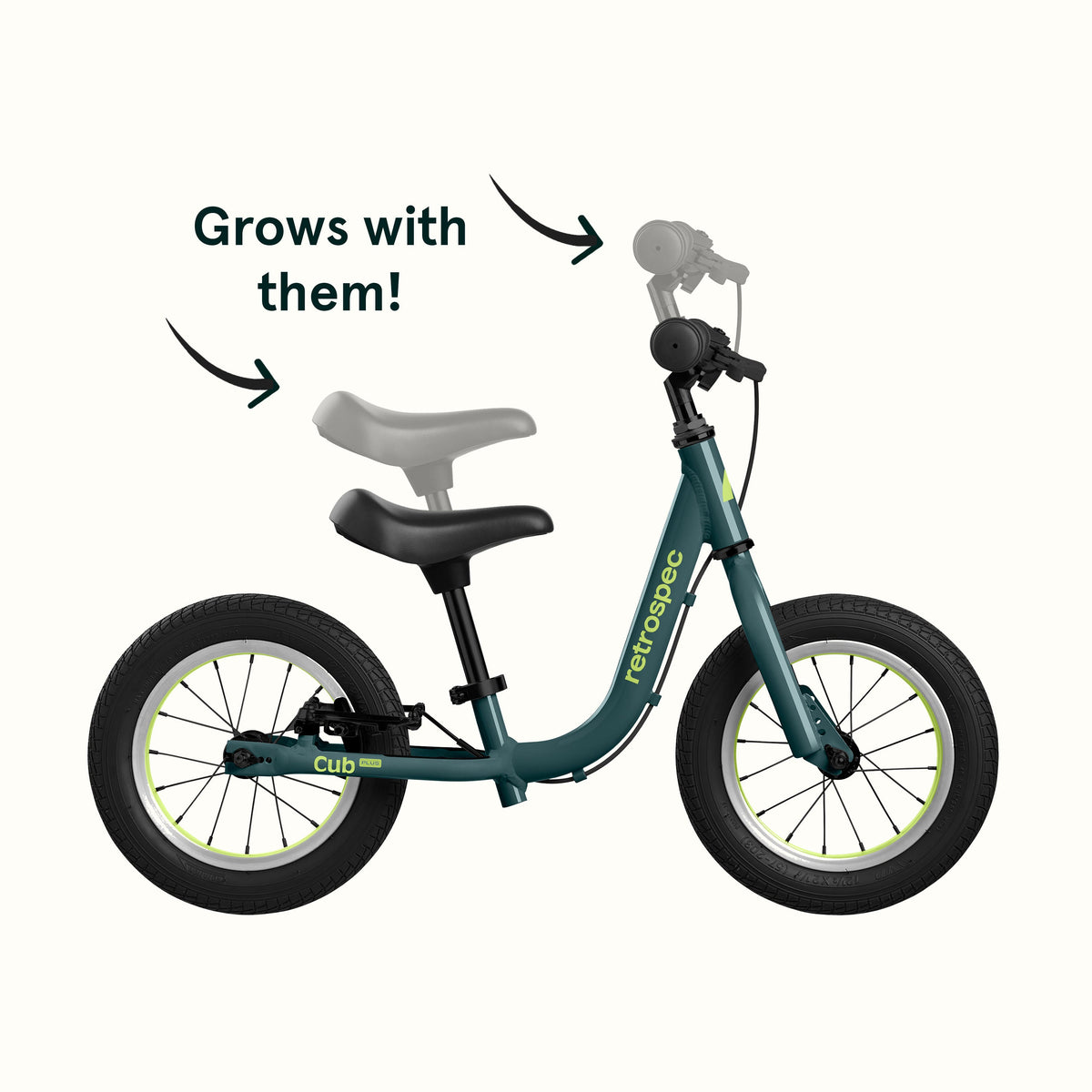 Cub Plus 12" Kids Balance Bike (18 mos-4 yrs)