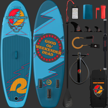 Grateful Dead Weekender Nano Kids Inflatable Stand Up Paddle Board 8’