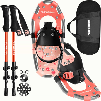 Drifter Kids Snowshoe Bundle With Trekking Poles
