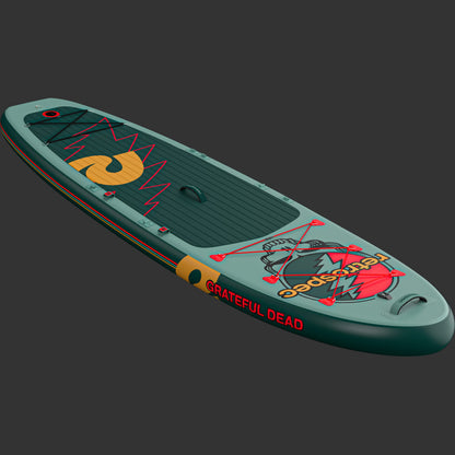 Grateful Dead Weekender Plus Inflatable Stand Up Paddle Board Kayak Hybrid 10'6"