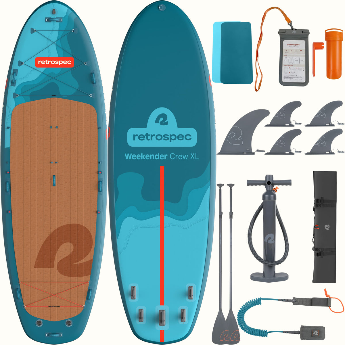 Weekender Crew XL Multi-Person Inflatable Stand Up Paddle Board 15’