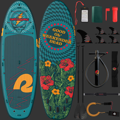 Grateful Dead Weekender Crew XL Multi-Person Inflatable Stand Up Paddle Board 15’