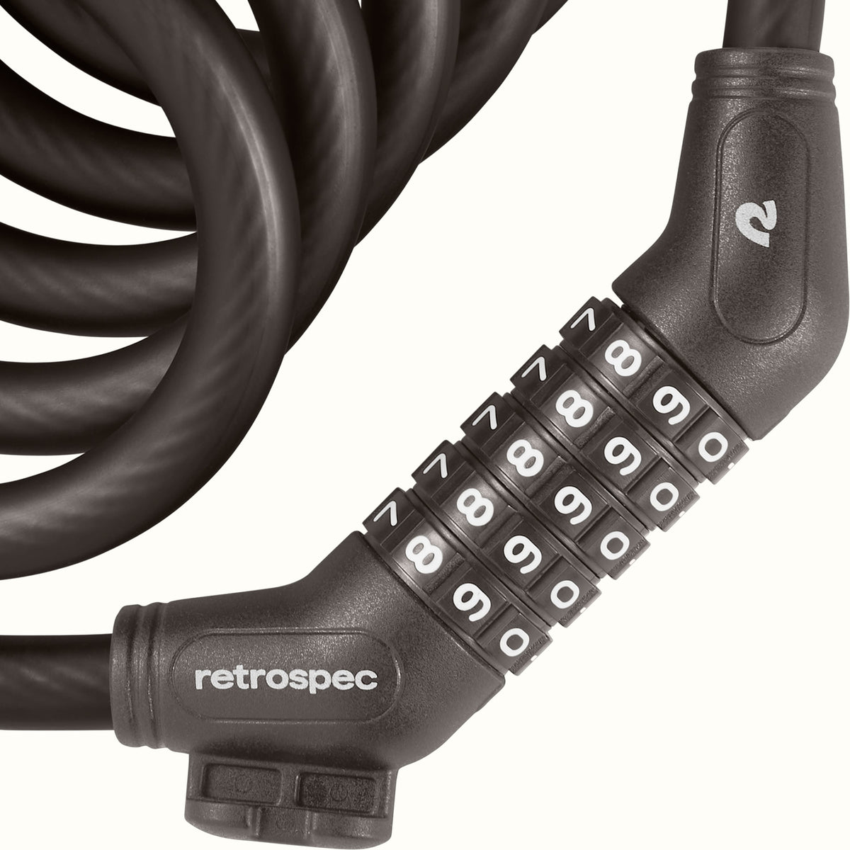 Grizzly Plus Integrated Combo Cable Bike Lock - 12mm